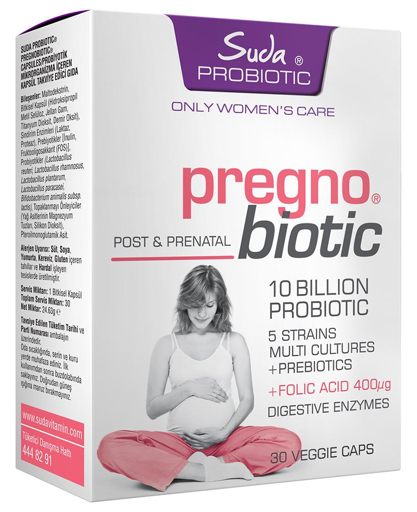 Suda Probiotic Pregno Biotic 30 Kapsül