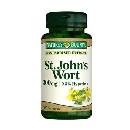 Natures Bounty St. Johns Wort 300 mg 100 Kapsül