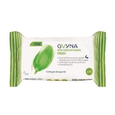 Gvyna İntim Temizleme Mendili 15 Adet | Fresh