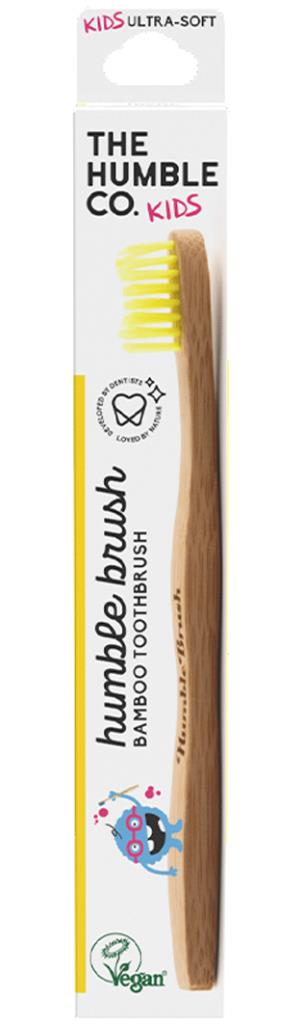 Humble Brush Kids Ultra-Soft Bambu Çocuk Diş Fırçası | Sarı