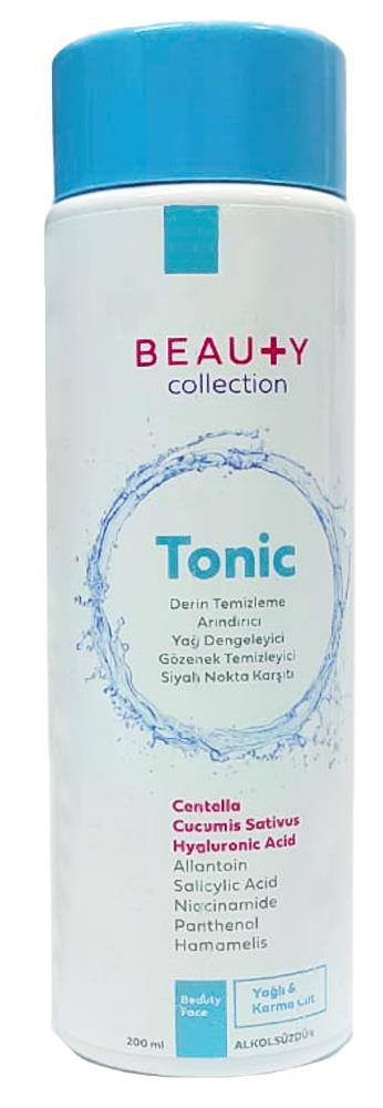 Beauty Collection Yağlı ve Karma Ciltlere Özel Temizleyici Tonik 200ml