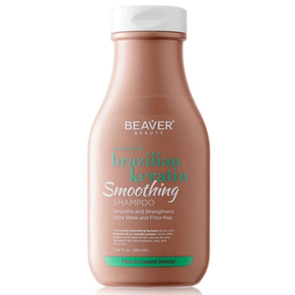 Beaver Brazilian Keratin Smoothing Shampoo 350ml | Saç Bakım Şampuanı