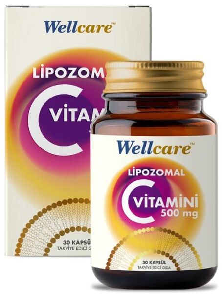 Wellcare Lipozomal C Vitamini 500 mg 30 Kapsül