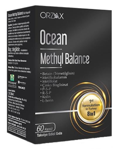 Orzax Ocean Methyl Balance 60 Kapsül