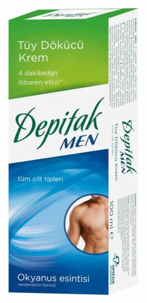 Depitak Tüy Dökücü Krem Men 100ml | Erkeklere Özel