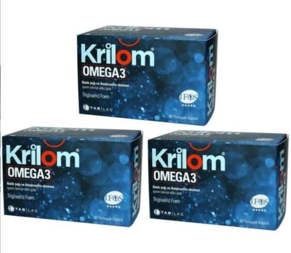 Tab Krilom Omega-3 50 Softjel | 3 Adet