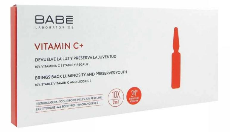 Babe Vitamin C+ Aydınlatıcı Bakım Ampul 2ml | 10 Adet