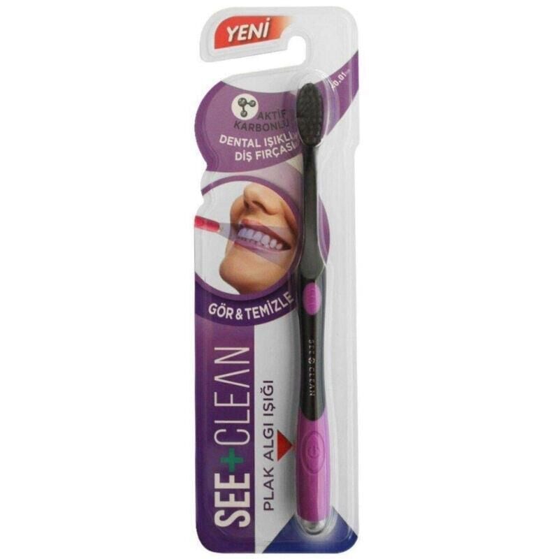 Dentiste See+Clean Diş Fırçası Dental Işıklı | Pembe