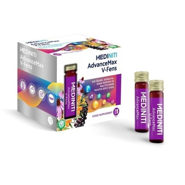 Mediniti AdvanceMax V-Fens 20 Şişe | Multivitamin Takviye Edici Gıda