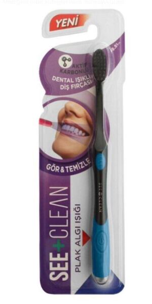 Dentiste See+Clean Diş Fırçası Dental Işıklı | Mavi