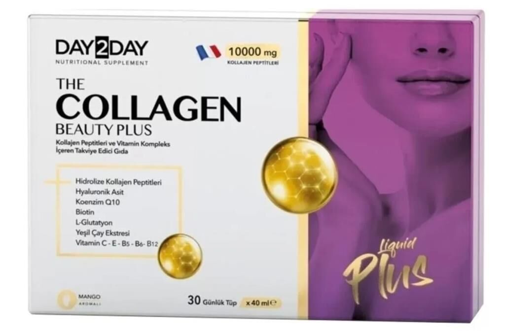 Day2Day The Collagen Beauty Plus 40ml | 30 Flakon Mango Aromalı
