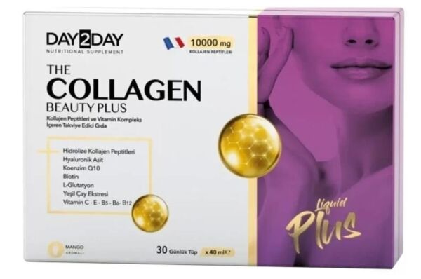 Day2Day The Collagen Beauty Plus 40ml | 30 Flakon Mango Aromalı