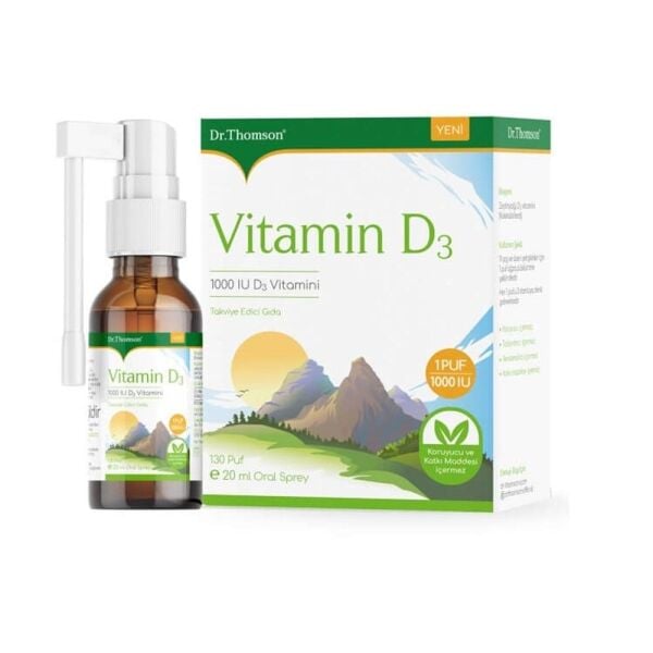 Dr. Thomson Vitamin D3 1000IU Sprey 20ml