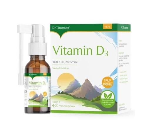 Dr. Thomson Vitamin D3 1000IU Sprey 20ml
