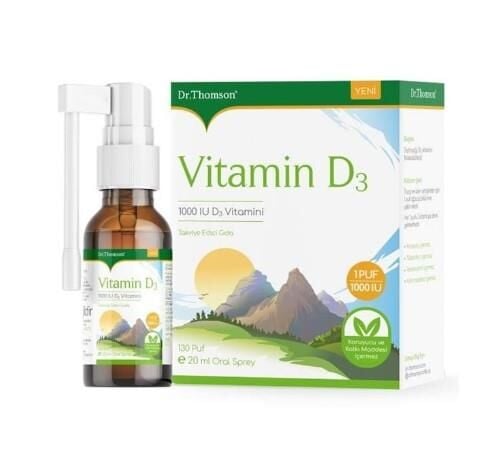 Dr. Thomson Vitamin D3 1000IU Sprey 20ml