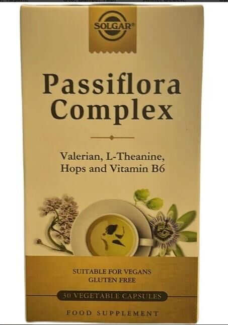 Solgar Passiflora Complex 30 Kapsül