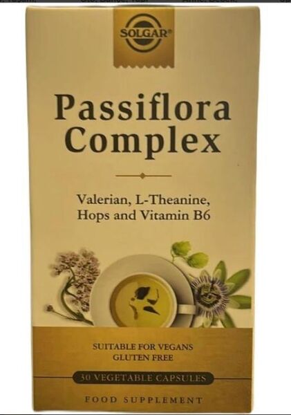 Solgar Passiflora Complex 30 Kapsül
