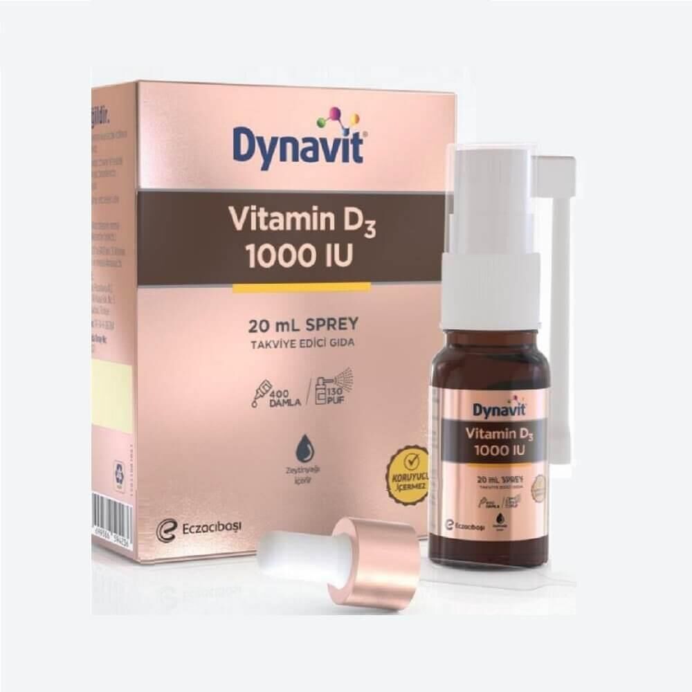 Dynavit Vitamin D3 1000IU Sprey 20ml