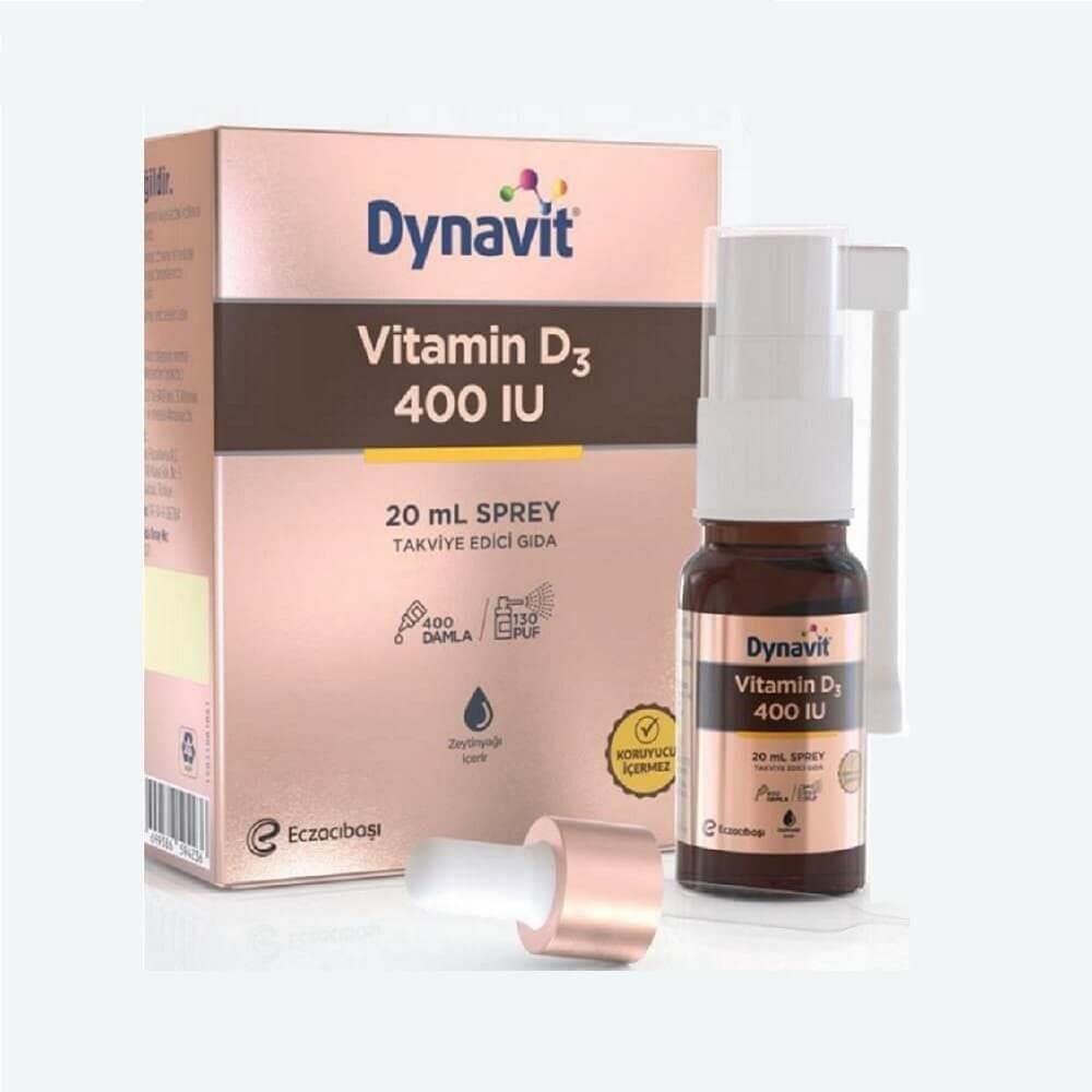 Dynavit Vitamin D3 400IU Sprey 20ml