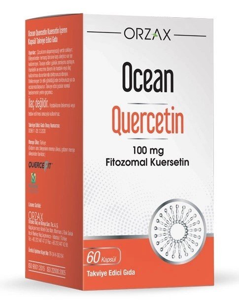 Orzax Ocean Quercetin 100 mg 60 Kapsül