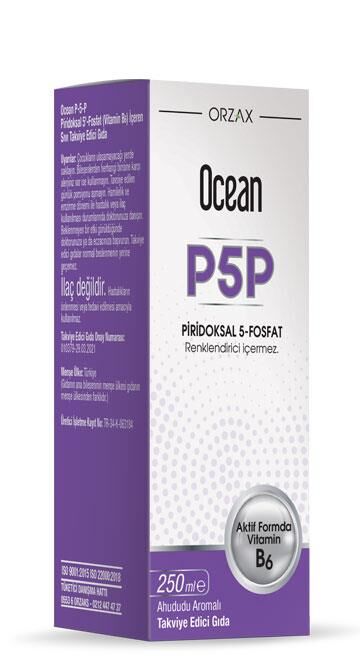 Orzax Ocean P5P (Piridoksall 5-Fosfat) Şurup 250ml