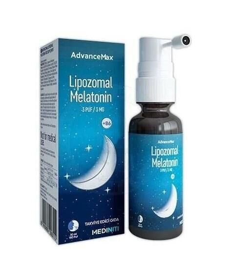 Mediniti AdvanceMax Lipomozal Melatonin 3puf/3mg Sprey 30ml