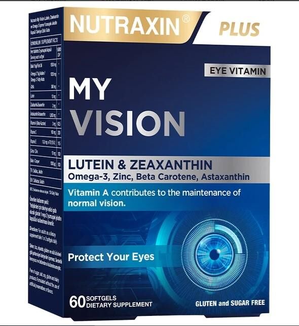 Nutraxin Plus My Vision Göz Vitamini 60 Kapsül