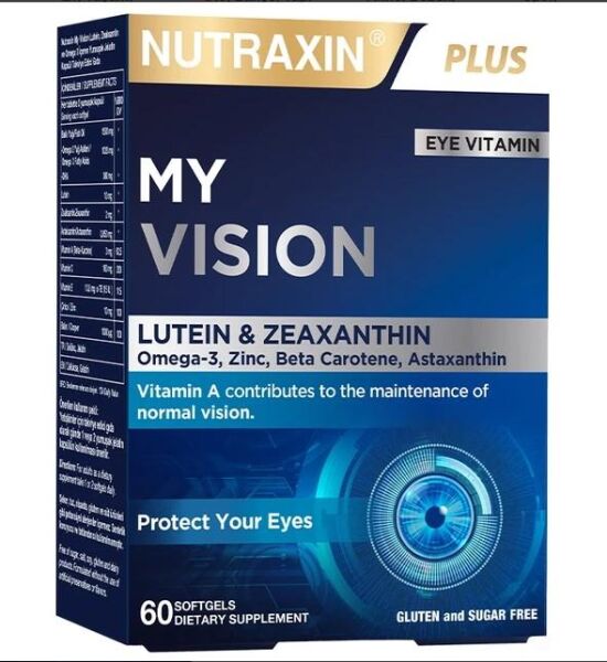 Nutraxin Plus My Vision Göz Vitamini 60 Kapsül