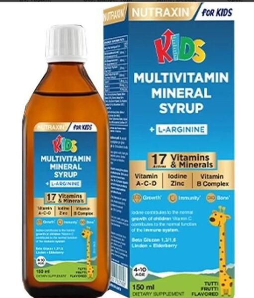 Nutraxin Kids Multivitamin Mineral Şurup 150 ml