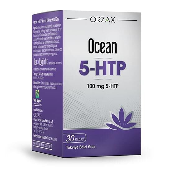 Ocean 5-HTP Hydroxytryptophan 100mcg 30 Kapsül