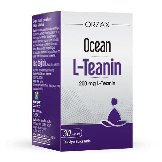 Orzax Ocean L-Teanin 200mcg 30 Kapsül