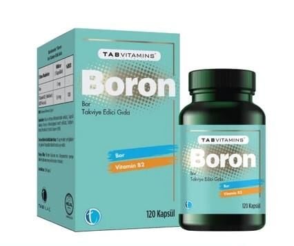 Tab Vitamins Boron BOR 120 Kapsül