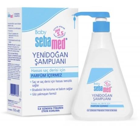 Sebamed Baby Yeni Doğan Şampuanı 500ml | Hassas Saç Derisi