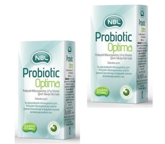 NBL Probiotic Optima 30 Çiğneme Tableti | 2 Adet Avantaj Paketi