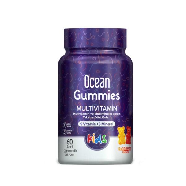 Orzax Ocean Gummies Multivitamin Çiğneme Jel Form 60 Adet