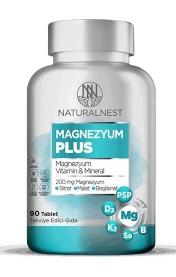 Naturalnest Magnezyum Plus 90 Tablet