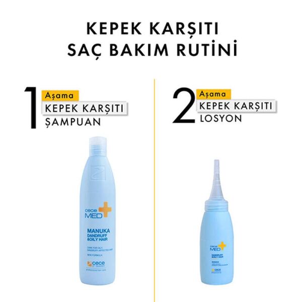 CeceMed Manuka Dandruff Oil Hair Lotion 75ml | Yağlı Saç Kepek Losyonu