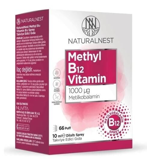 Naturalnest Methyl B12 Vitamin 1000 mcg 10 ml