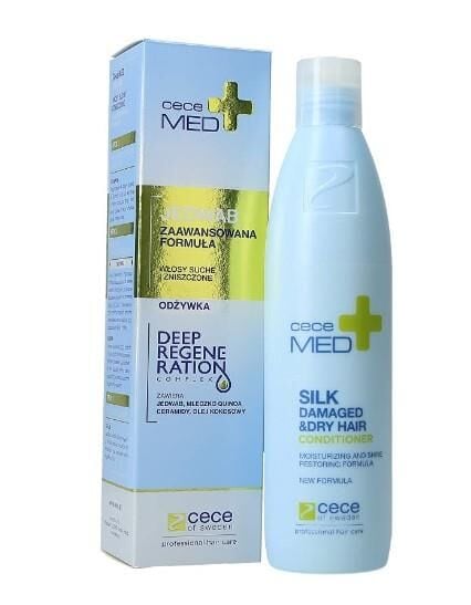 CeceMed Silk Advanced Formula Damaged And Dry Hair Conditioner 300ml | Kuru-Yıpranmış ve Atopik Saçlar