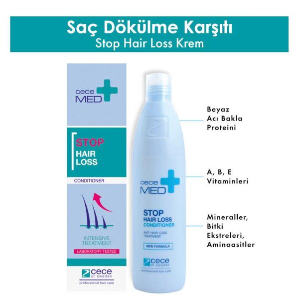 CeceMed Stop Hair Loss Conditioner 300ml | Dökülmesi Karşıtı Saç Kremi