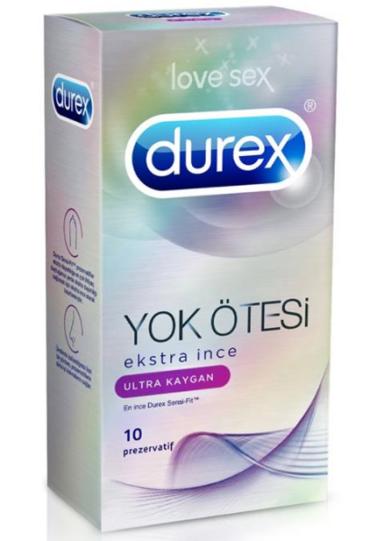 Durex Prezervatif Yok Ötesi Ultra Kaygan 10 Adet