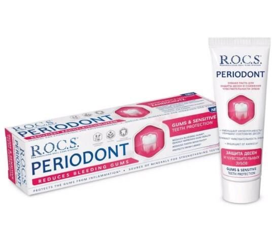 Rocs Periodont Gums & Sensitive 75ml | Diş Eti Koruyucu Diş Macunu
