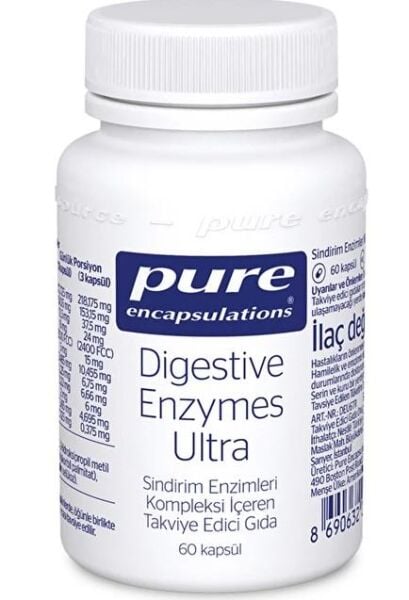 Pure Encapsulations Digestive Enzym Ultra 60 Kapsül