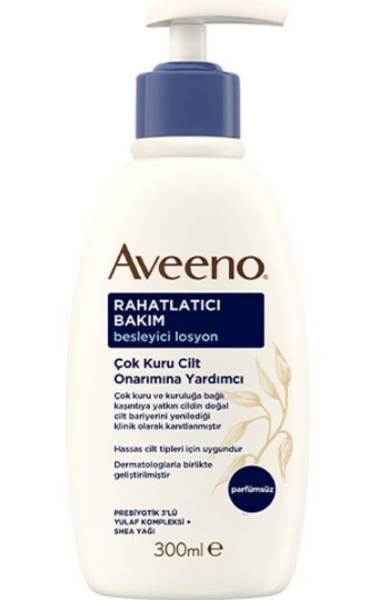 Aveeno Skin Relief Nourishing Lotion 300ml | Kuru Ciltler için Besleyici Losyon