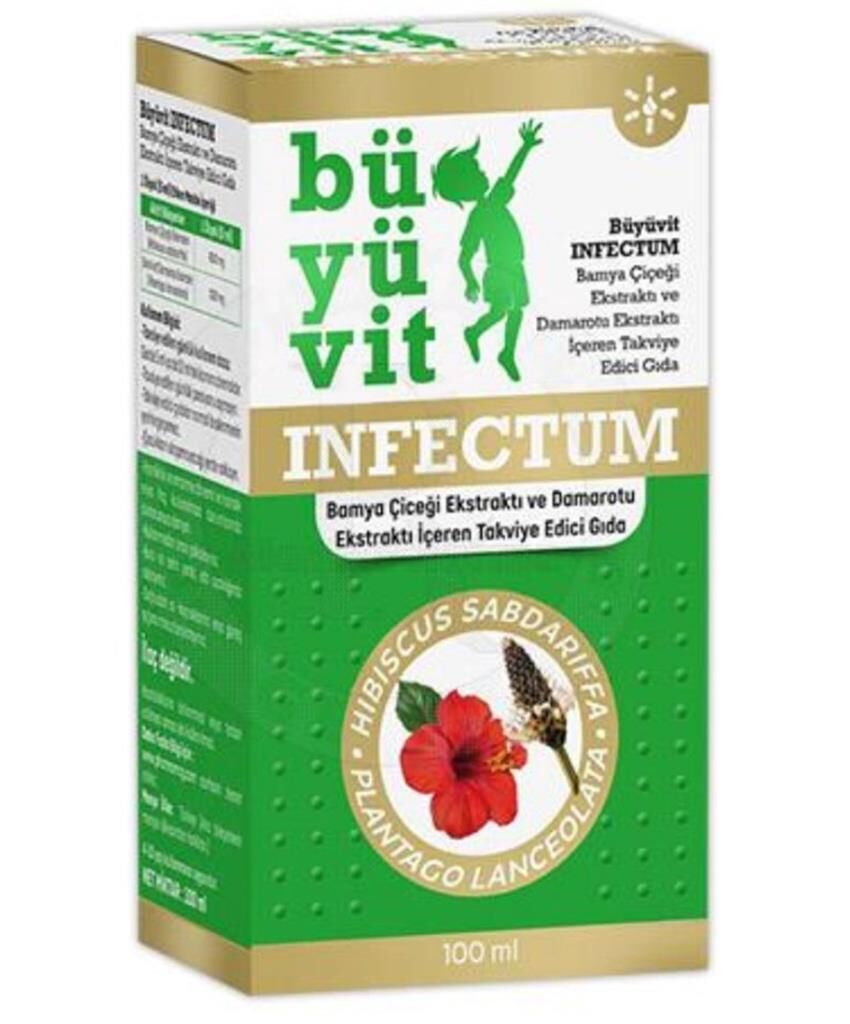 Büyüvit Infectum Şurup 100ml | Bamya Çiçeği Ekstraktı
