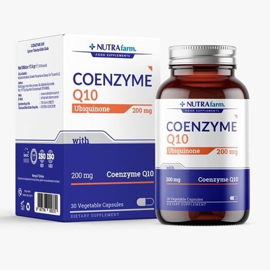 NutraFarm Coenzyme Q10 200 mg 30 Kapsül