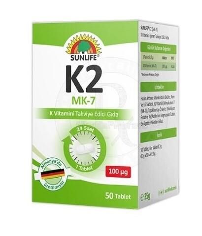 Sunlife Vitamin K2 50 Tablet