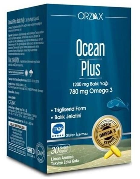 Orzax Ocean Plus 1200mg 30 Softjel