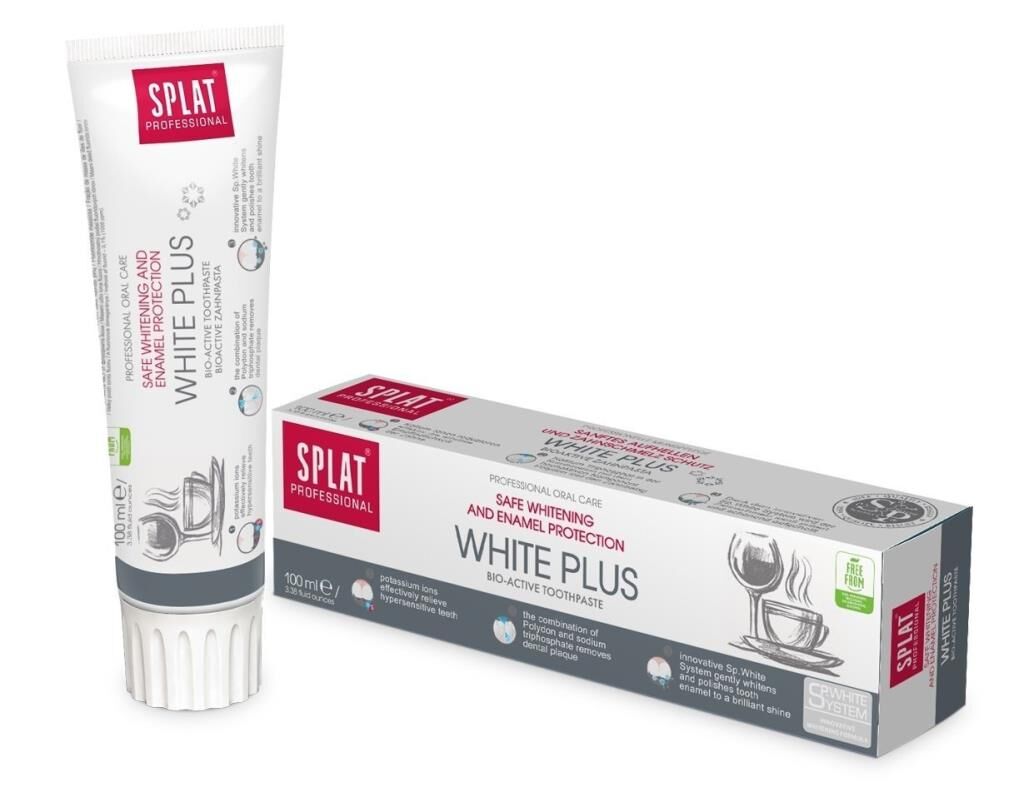 Splat Professional Diş Macunu White Plus 100ml | Güçlü Beyazlık