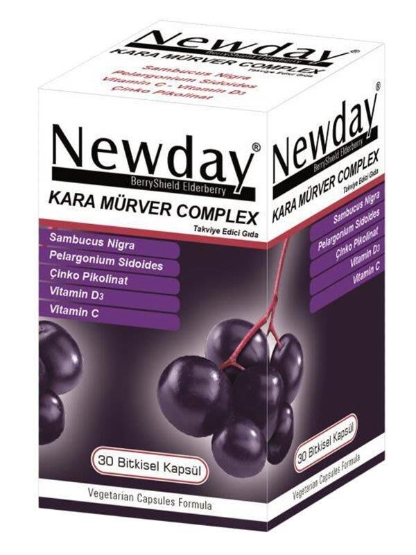 Newday Kara Mürver Complex 30 Kapsül